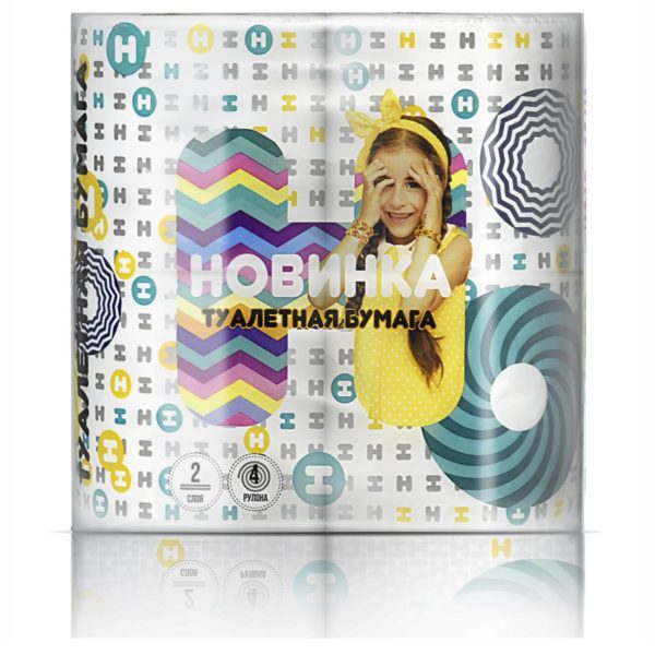 Рязань — Туалетная бумага  «Новинка» 4Р 2 слоя белая оптом.